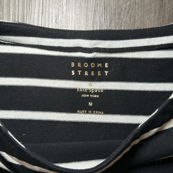 Kate Spade Brooke Street Long Sleeve Flare Wrist Top - Medium - Picture 6 of 6